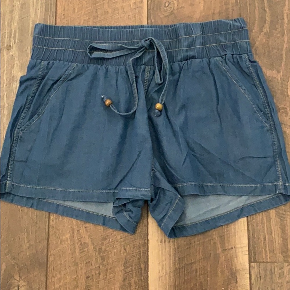 Denim shorts